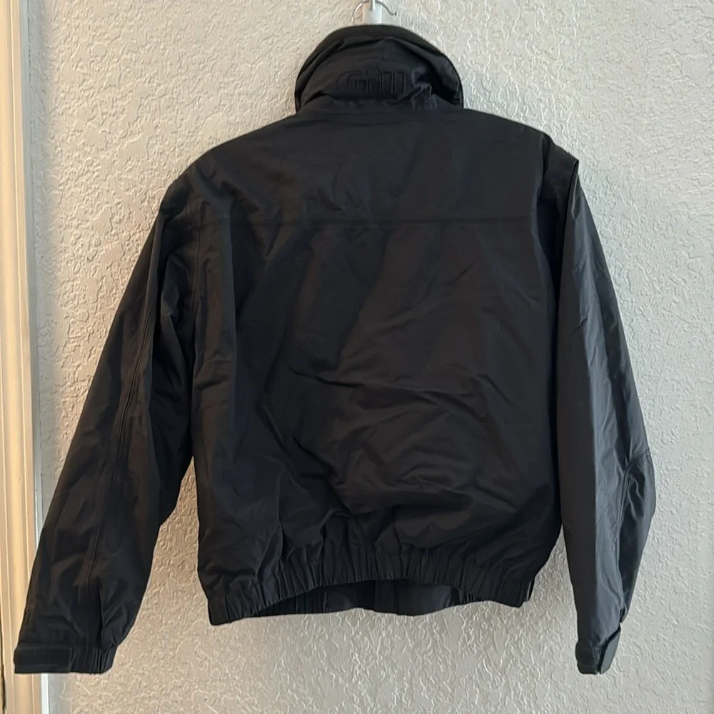 Gill Rain Jacket- embroidered with “Kayla”. Size XS